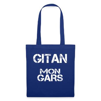 Gitan mon gars - Sac en tissu - bleu royal - Devant