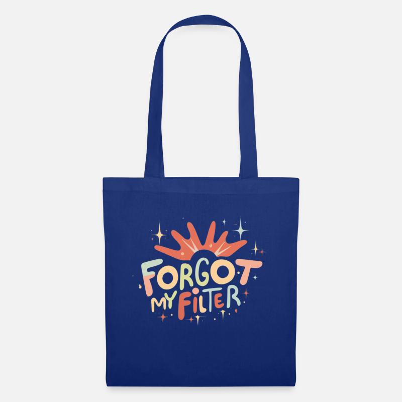 Forgot my Filter - Tote Bag - royal blue
