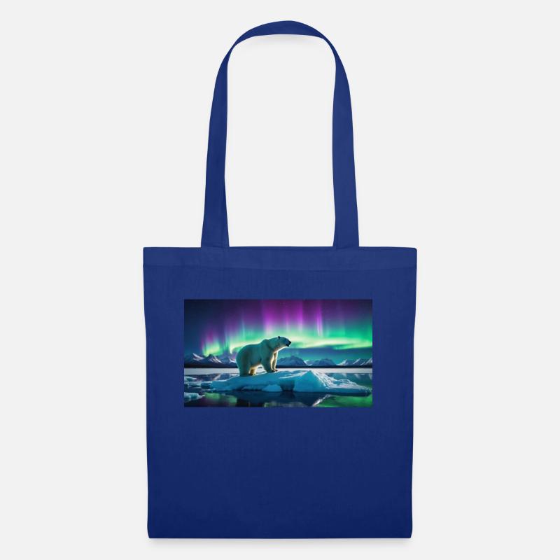 Eisbär - Stoffbeutel - Royalblau