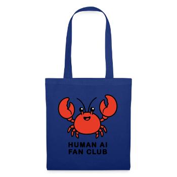 Human AI Fan Club - Tote Bag - royal blue - Front