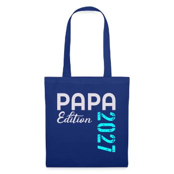 ÉDITION 2027 DU PAPA DU BÉBÉ - Sac en tissu - bleu royal - Devant