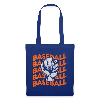  Baseball Softball Baseball Baseballspieler - Stoffbeutel - Royalblau - Vorne
