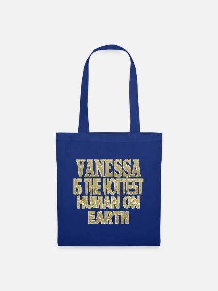 Vanessa - Stoffbeutel - Royalblau