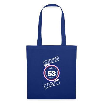 Fière D'être Du 53 Mayenne France - Sac en tissu - bleu royal - Devant