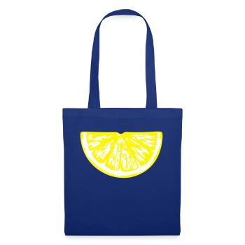 lemon_slice - Tote Bag - royal blue - Front