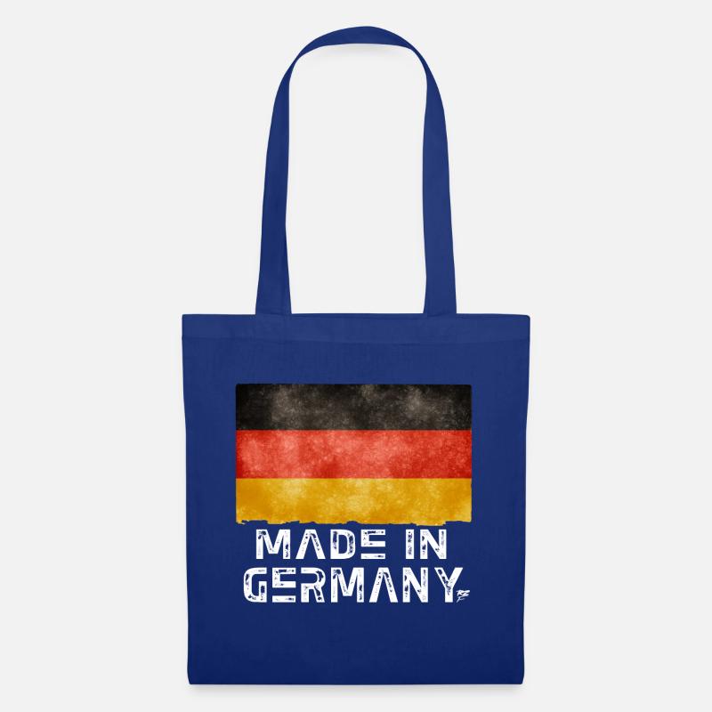 Made in Germany Flag – Distressed Style - Tote Bag - royal blue