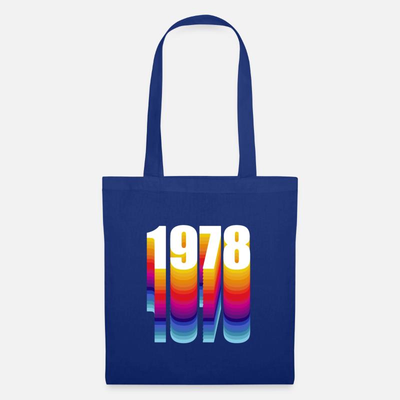 1978 année de naissance - Sac en tissu - bleu royal