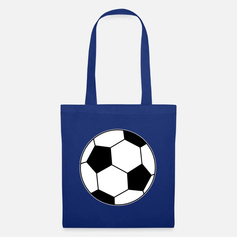 Fussball - Stoffbeutel - Royalblau