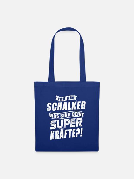Schalker Superkraft - Stoffbeutel - Royalblau
