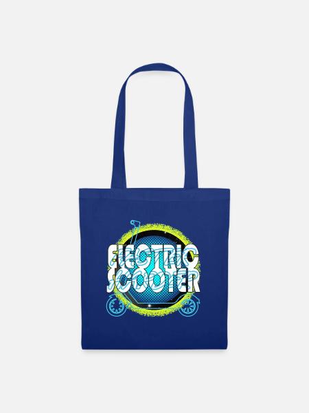 Electricscooter Faster Harder Escooter - Stoffbeutel - Royalblau