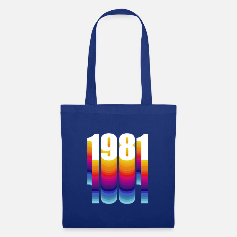 1981 - Stoffbeutel - Royalblau