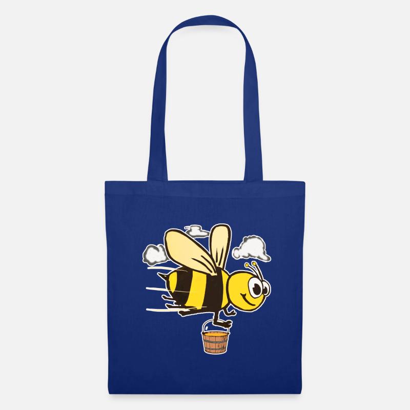 Honeybee Comic - Tote Bag - royal blue