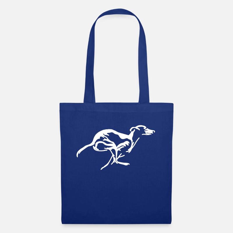 Running lurcher - Stoffbeutel - Royalblau