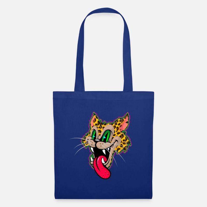 Leopard Comic - Sac en tissu - bleu royal