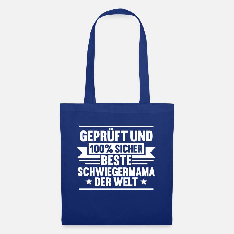 Schwiegermama - Stoffbeutel - Royalblau