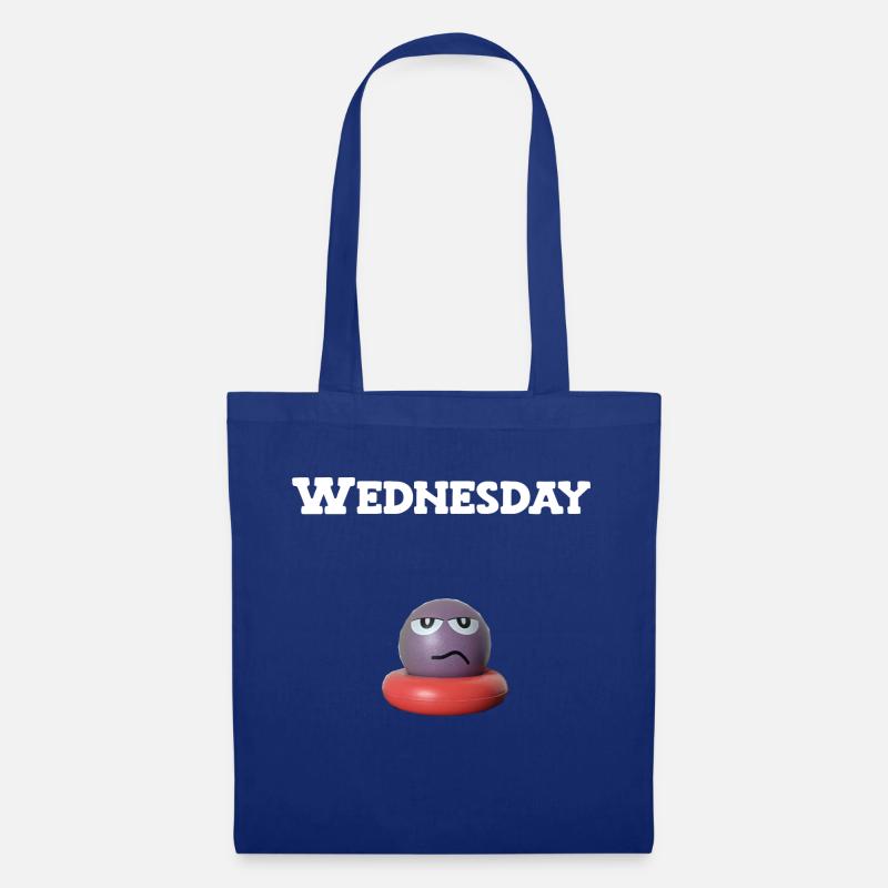 Wednesday - Stoffbeutel - Royalblau