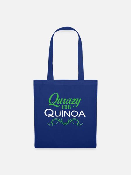 Qurazy für Quinoa - Stoffbeutel - Royalblau
