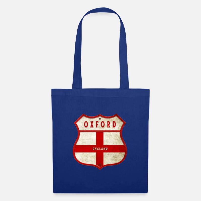 Oxford England Wappen - Stoffbeutel - Royalblau
