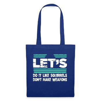 birthday quote peace sign hippie festival jokes - Tote Bag - royal blue - Front