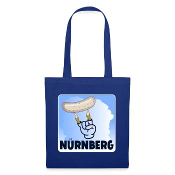 NÜRNBERG WEIßWURST - Stoffbeutel - Royalblau - Vorne