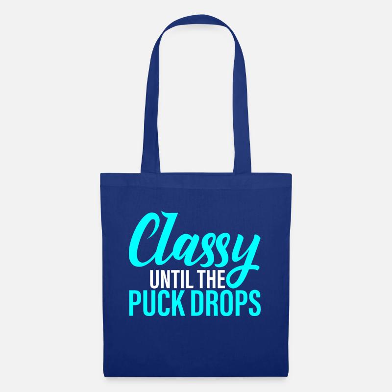 Classy Until The Puck Drops 4 - Stoffbeutel - Royalblau