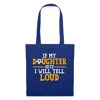 Soccer Mom Tochter Soccer Mom Sport Geschenk - Stoffbeutel - Royalblau - Vorne