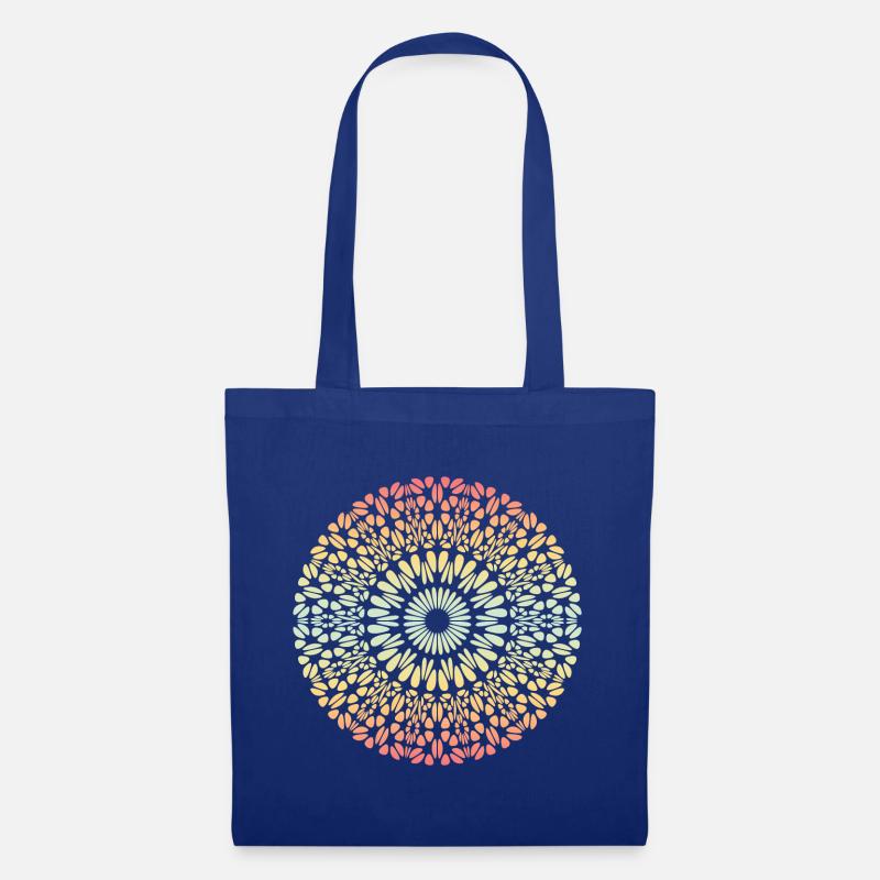 Mandala - Stoffbeutel - Royalblau