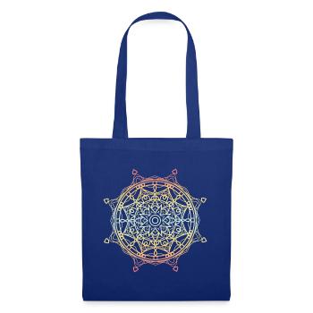Mandala - Sac en tissu - bleu royal - Devant