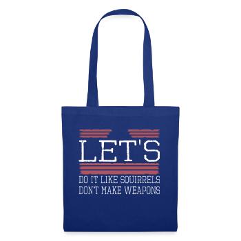 déclaration d’anniversaire citation blagues geek paix hippie - Sac en tissu - bleu royal - Devant