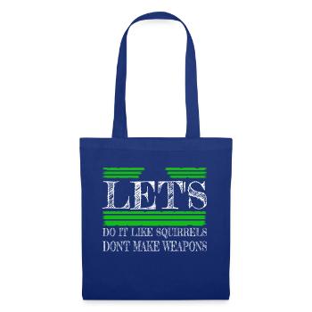 funny quote heart cool pride counterculture - Stoffbeutel - Royalblau - Vorne