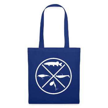 Brochet - Sac en tissu - bleu royal - Devant