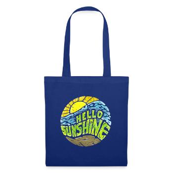 Summer, sun, favorite time! Hello Sunshine! - Tote Bag - royal blue - Front