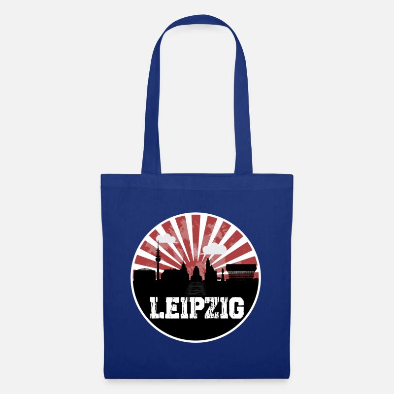 Leipzig Heimspiel Skyline - Stoffbeutel - Royalblau