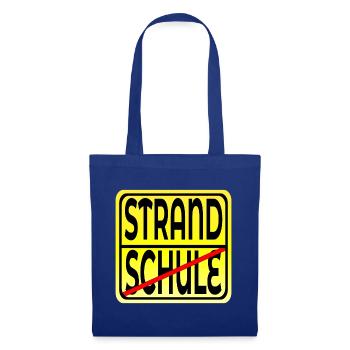 SCHULE ABSCHLUSS FERIENBEGINN - Stoffbeutel - Royalblau - Vorne