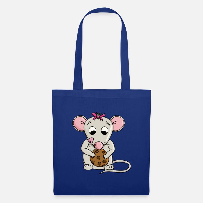 Mouse Finds Cookie - Tote Bag - royal blue