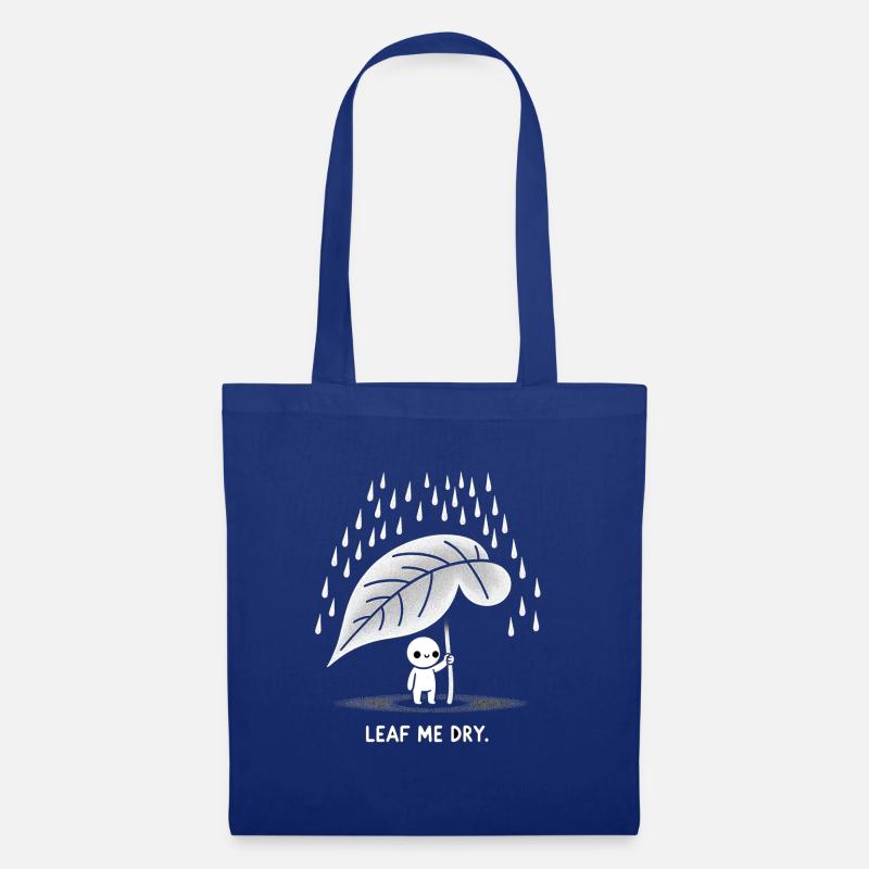 Leaf Me Dry - Tote Bag - royal blue