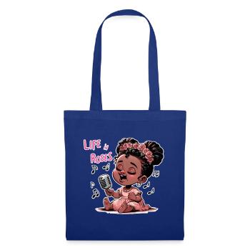 La Vie en Rose - Tote Bag - royal blue - Front