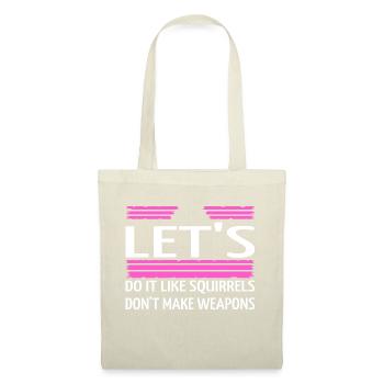 Funky Hippie Festival Anti guerre dictons coeur - Sac en tissu - nature - Devant