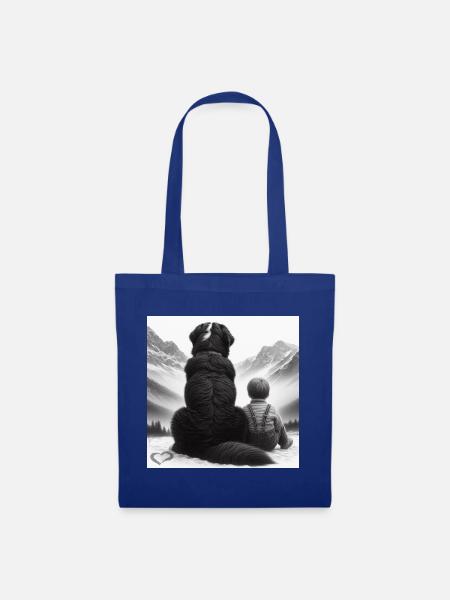 Berner Sennenhund - Stoffbeutel - Royalblau