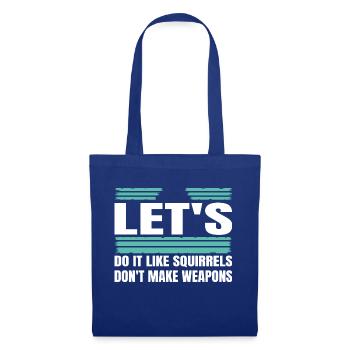 peace for paris present idea birthday present - Tote Bag - royal blue - Front