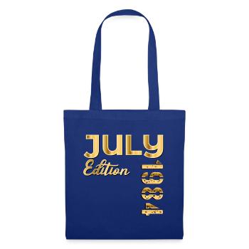 42E ANNIVERSAIRE JUILLET 1984 - Sac en tissu - bleu royal - Devant