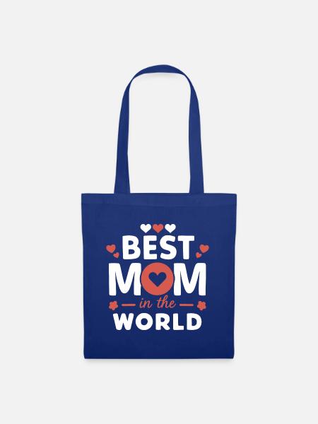 Beste Mama der Welt - Stoffbeutel - Royalblau