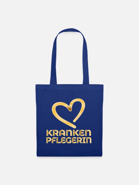DANKESCHÖN KRANKENPFLEGERIN - Stoffbeutel - Royalblau