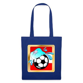 SOMMER IN ÖSTERREICH FUßBALL - Stoffbeutel - Royalblau - Vorne