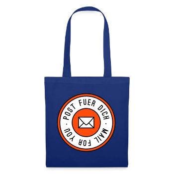 Mail pour vous tricolore - Sac en tissu - bleu royal - Devant