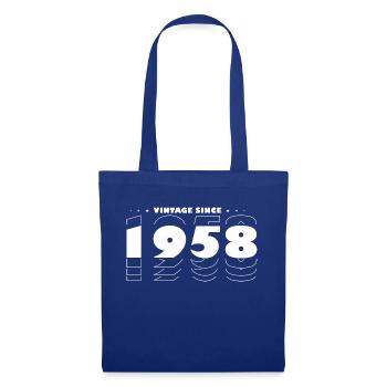 Best of 1958 - Feiern Sie 67 Jahre Vintage - Stoffbeutel - Royalblau - Vorne