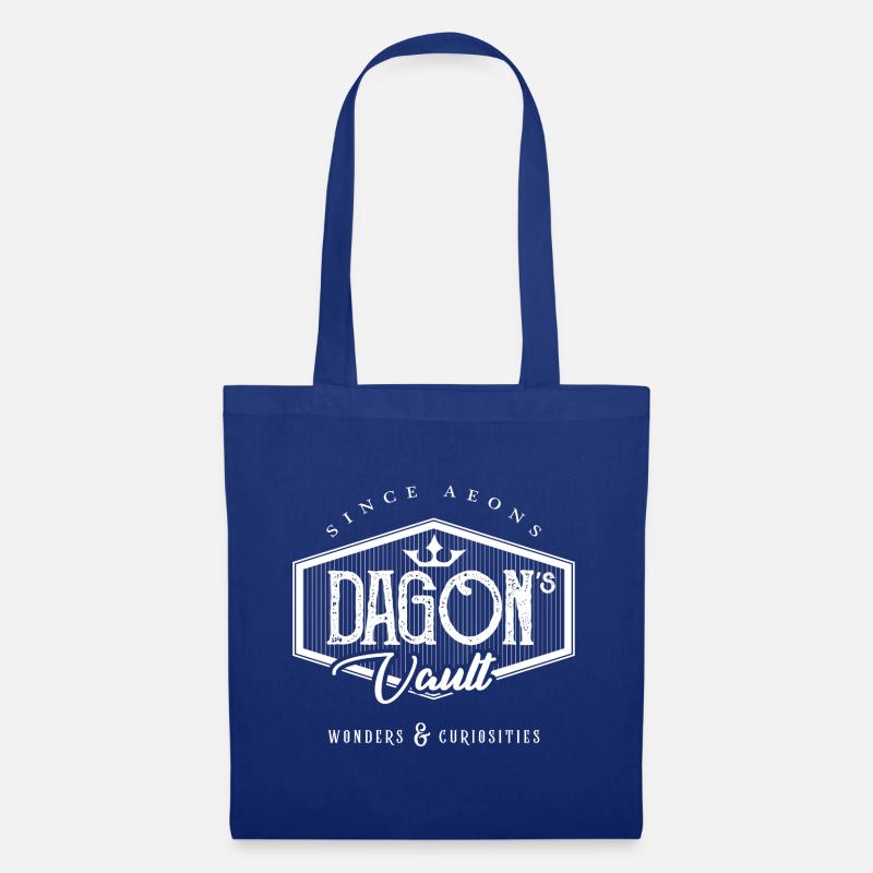 DAGON-LOGO WEISS - Stoffbeutel - Royalblau