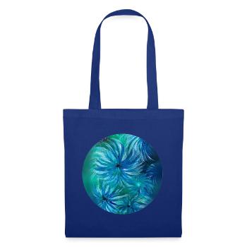 Summer colours - hand-painted by Martina Eßer - Tote Bag - royal blue - Front