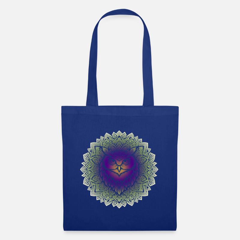 Ancient Wisdom Mandala - Tote Bag - royal blue