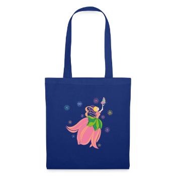 Fabulous flower fairy with butterfly - Tote Bag - royal blue - Front